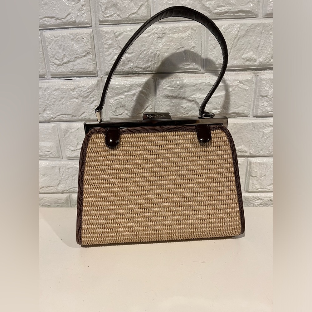 Elegant Brown and Tan Shoulder Bag